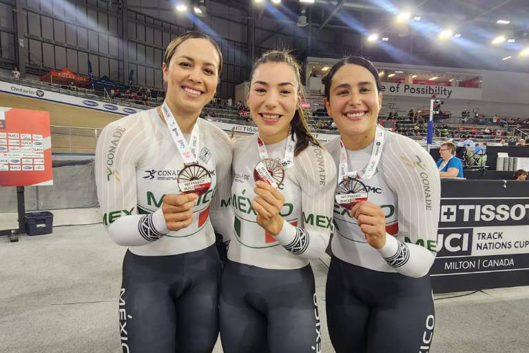 Sinaloense Luz Daniela Gaxiola gana plata en Copa de Naciones de ciclismo de pista en Canadá