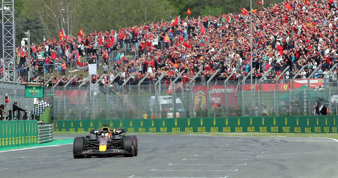 $!Max Verstappen y ‘Checo’ Pérez hacen el 1-2 en el Gran Premio de la Emilia Romagna