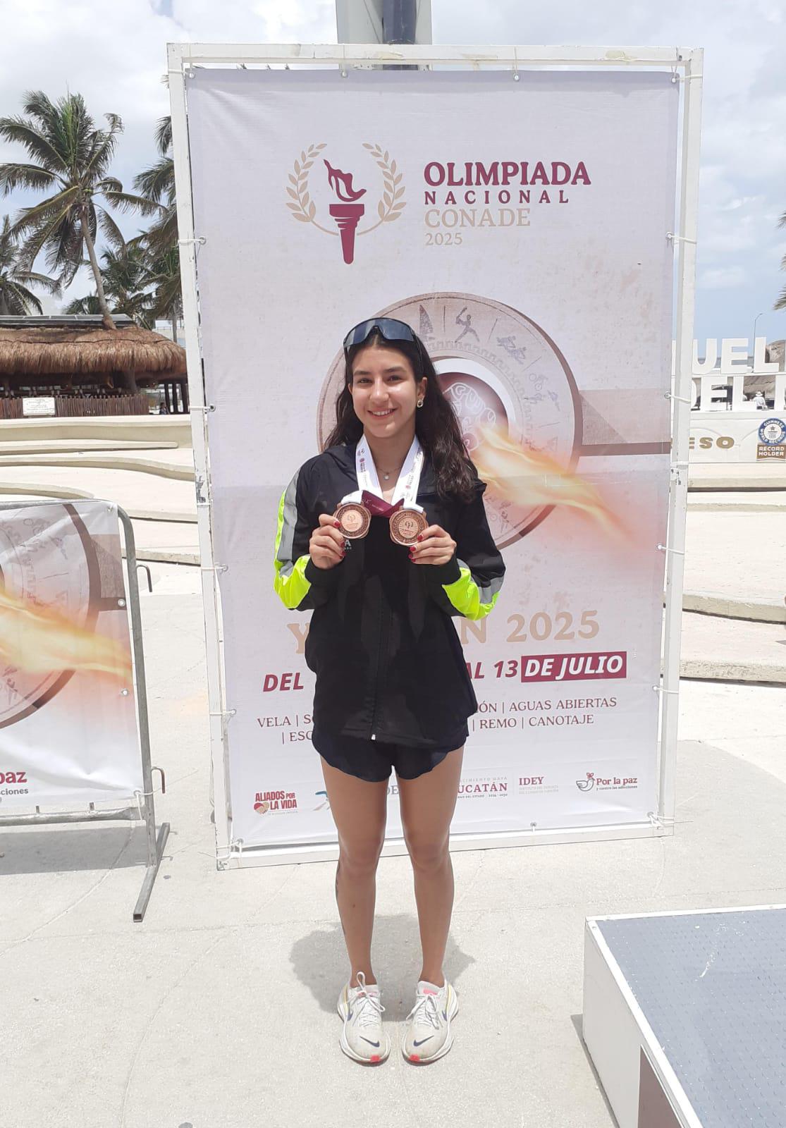 $!Sinaloa cierra con dos medallas de bronce en Olimpiada Nacional de Triatlón