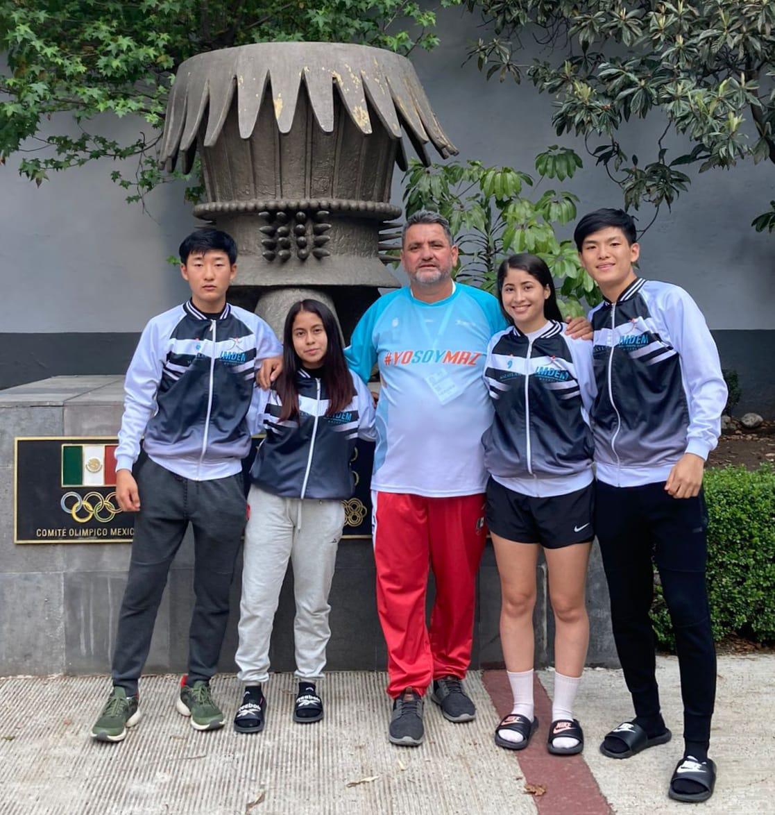 $!Mazatlecos cosechan cuatro preseas de bronce en la Serie MX de Karate Do