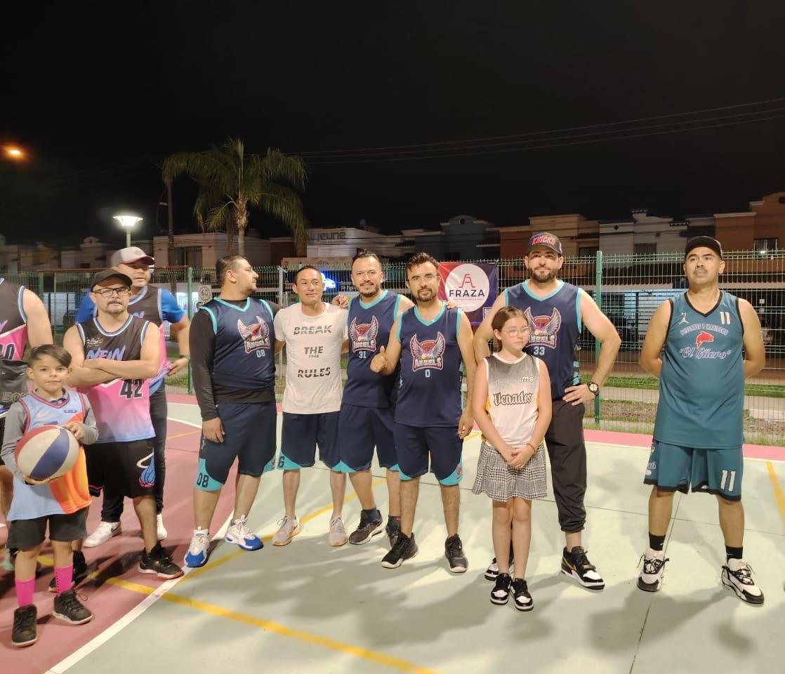 $!Inauguran Cuarta Edición de la Liga de Baloncesto Parque Lineal