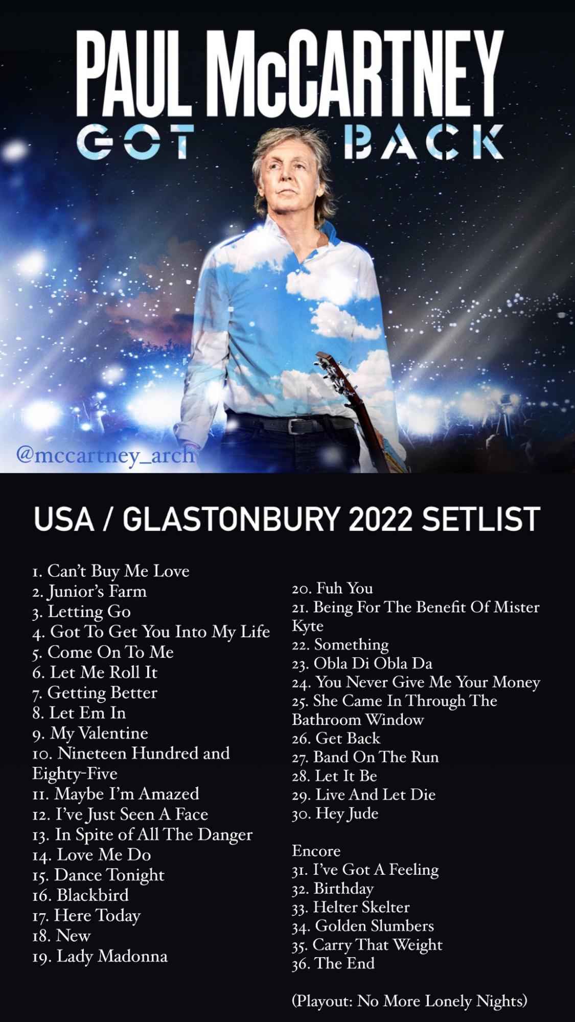 $!Revelan posible setlist que interpretará Paul McCartney en México