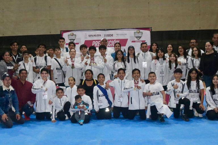 Adelanta con cinco oros y una plata la representación de Mazatlán en el poomsae