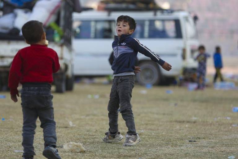 Cuatro niños mueren cada día en Siria por restos de explosivos