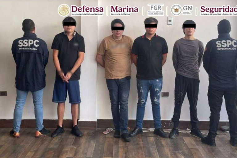 Detienen a célula delictiva en Las Quintas, en Culiacán