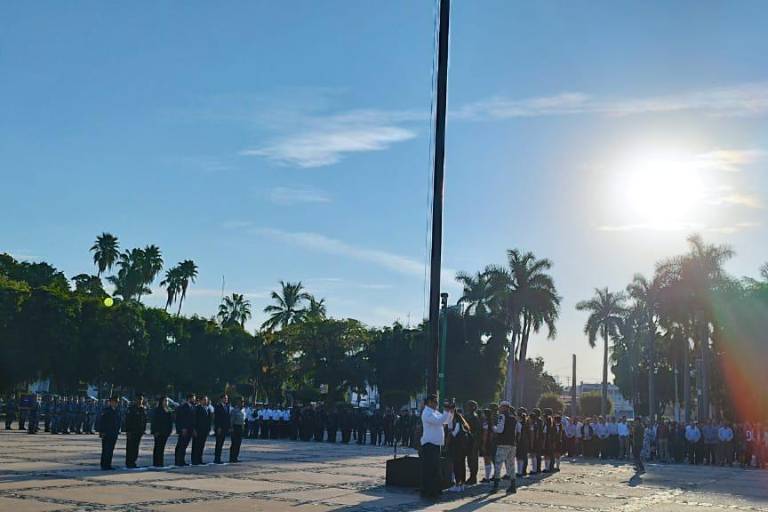 Realizan Lunes de Fomento Cívico en Culiacán