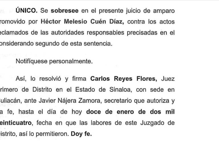 Desechan amparo a hijo de Cuén contra denuncias e investigaciones de la UIPE en su contra