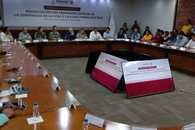 Presentan plan preventivo para temporada de lluvias 2025 en Sinaloa