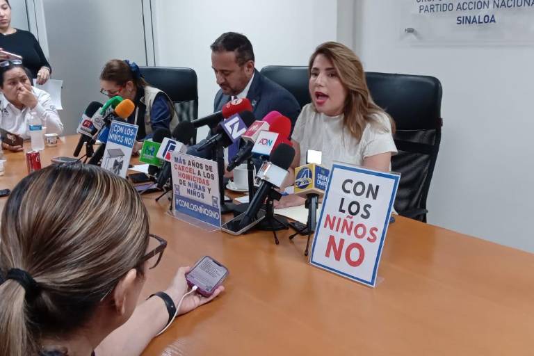Diputados del PAN proponen hasta 65 años de cárcel a quien asesine a un menor en Sinaloa