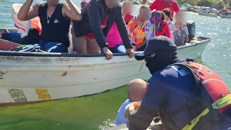 Elementos de la Policía Estatal y Seguridad Ciudadana y Movilidad Sustentable del Municipio lograron el rescate del hombre.