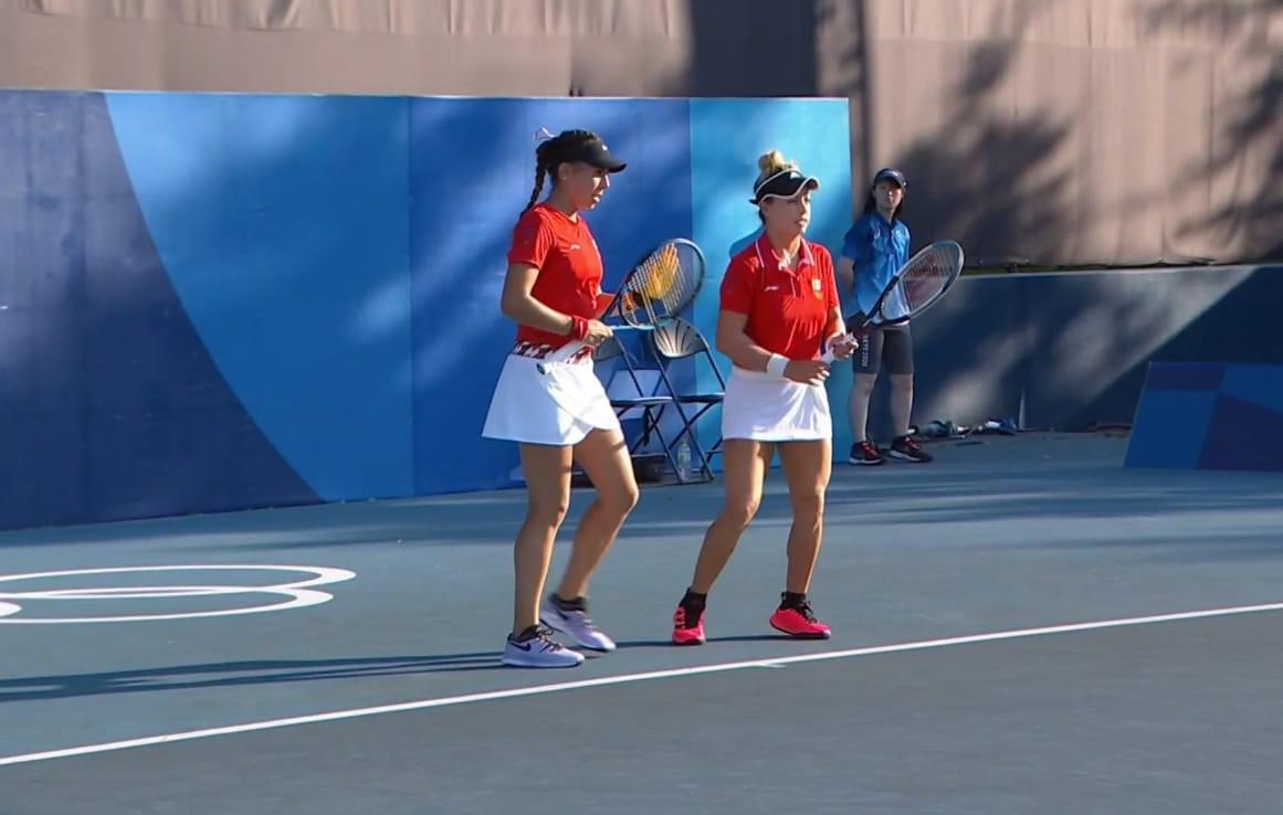 $!Mazatleca Olmos es eliminada en el dobles de tenis en Tokio 2020