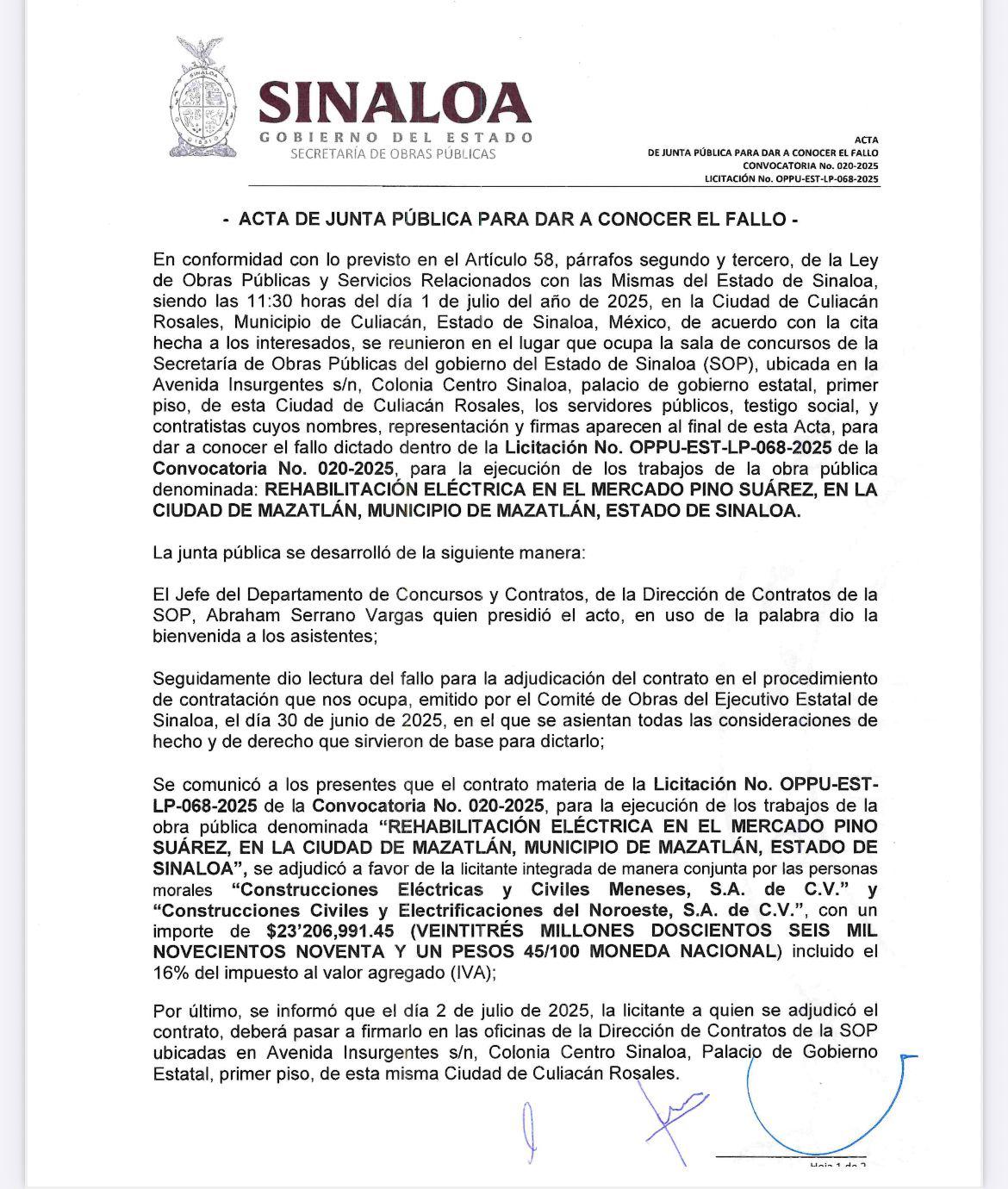 $!Más de $23 millones de pesos costará la modernización eléctrica del Mercado Pino Suárez