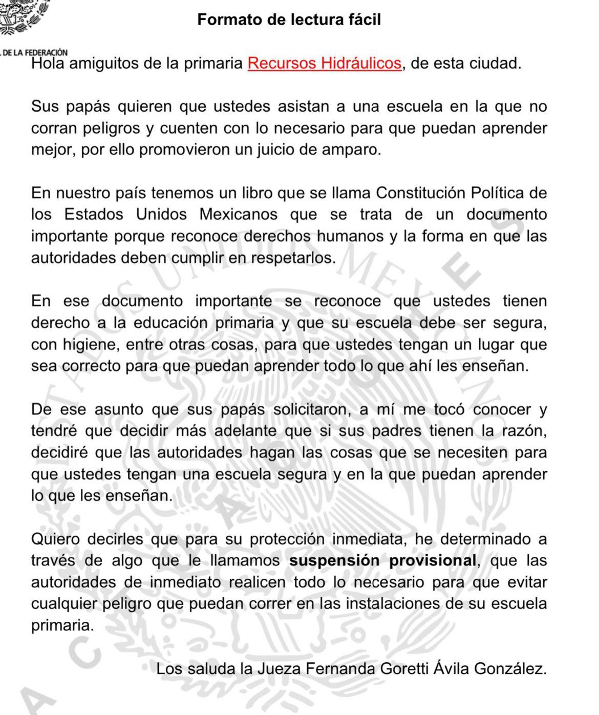 $!Juez ordena a autoridades estatales y federales atender malas condiciones en primaria de Culiacán