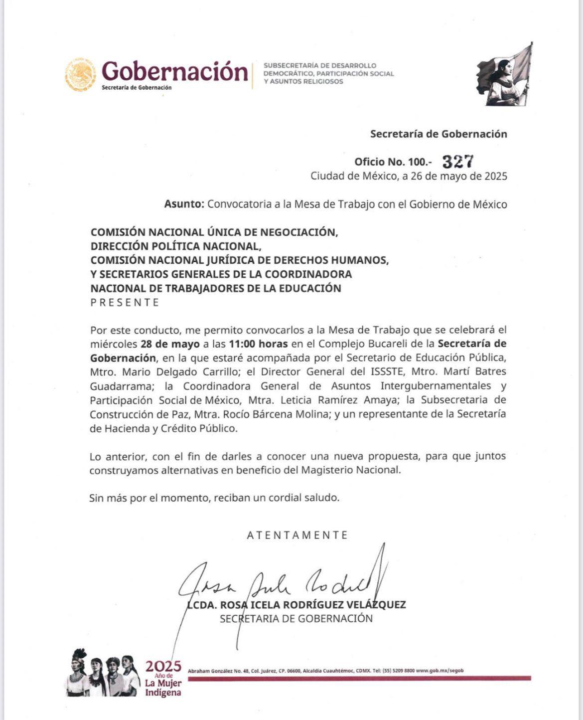 $!Gobernación llama a reunión con la CNTE para revisar ‘nueva propuesta’; magisterio mantiene protestas
