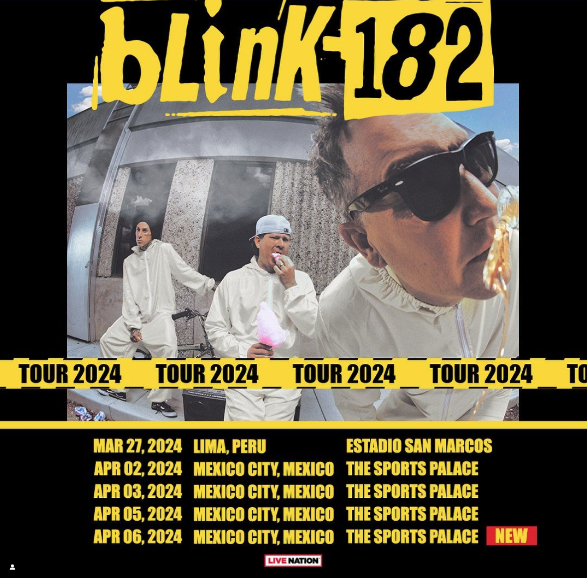 $!Anuncia Blink-182 nuevas fechas para sus conciertos en México