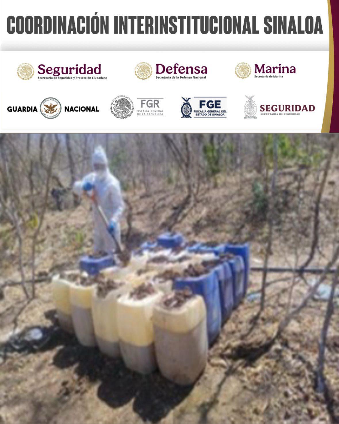 $!Desmantelan nueve laboratorios clandestinos en Culiacán y Cosalá