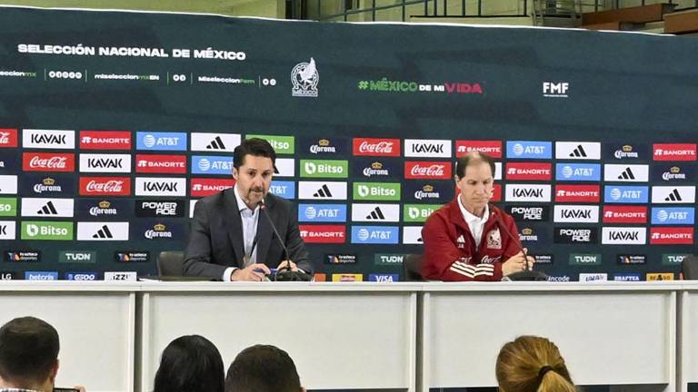Yon de Luisa y Jaime Ordiales en la rueda de prensa.