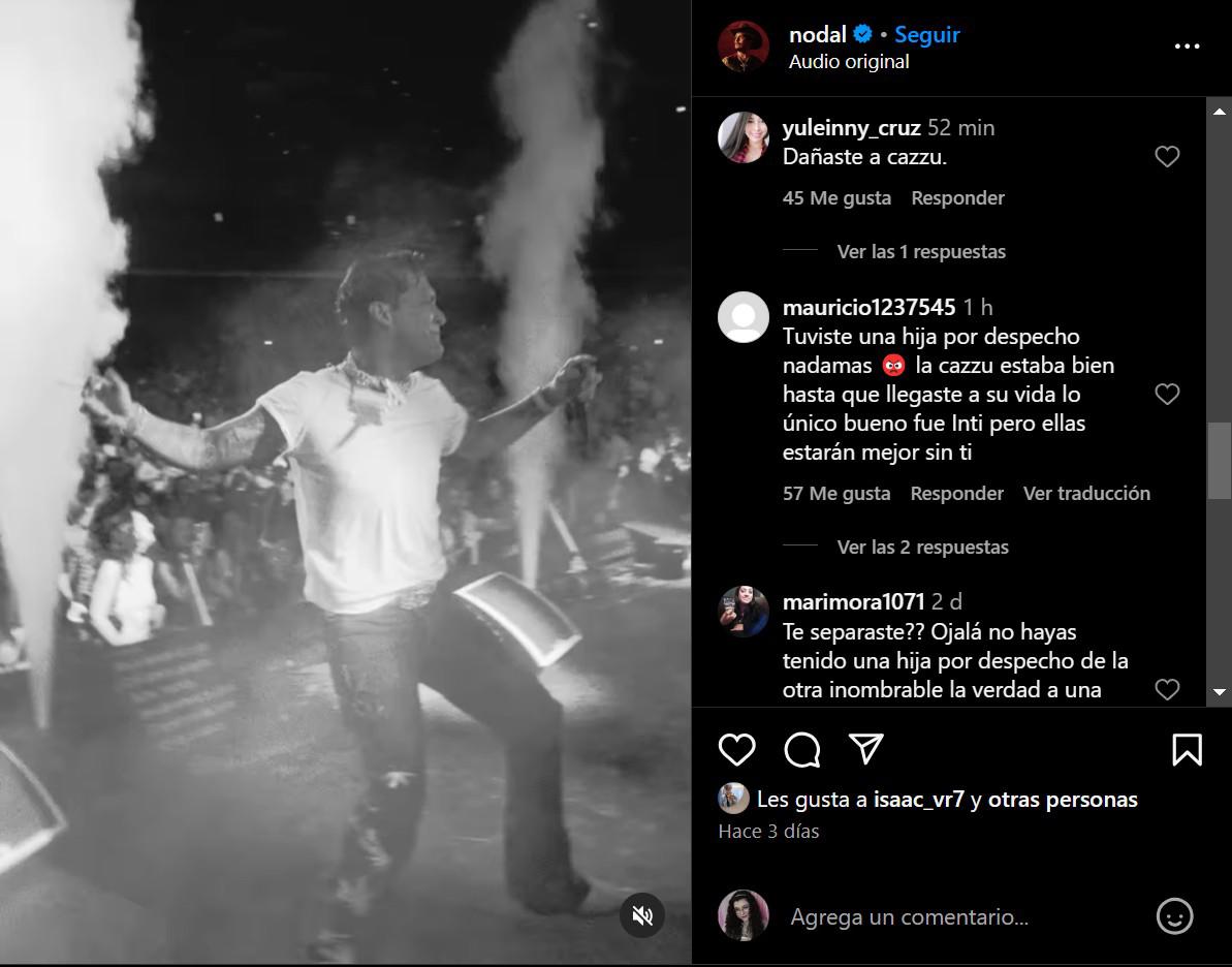 $!Llaman ‘Inmaduro’ a Christian Nodal tras ruptura con Cazzu