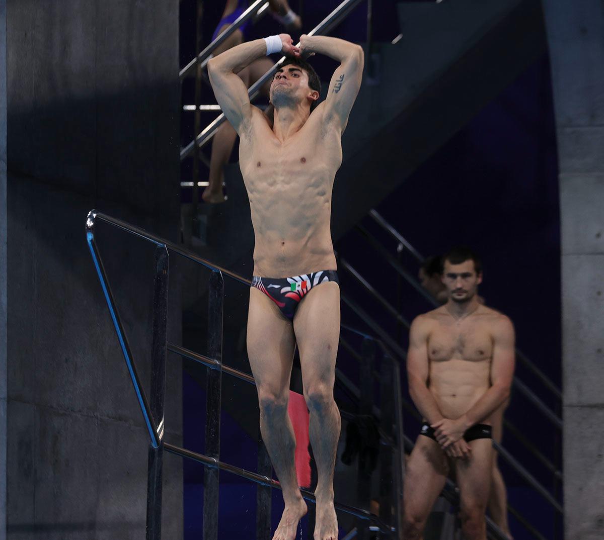 $!Mexicano Andrés Villarreal se mete a la semifinal de plataforma 10 metros