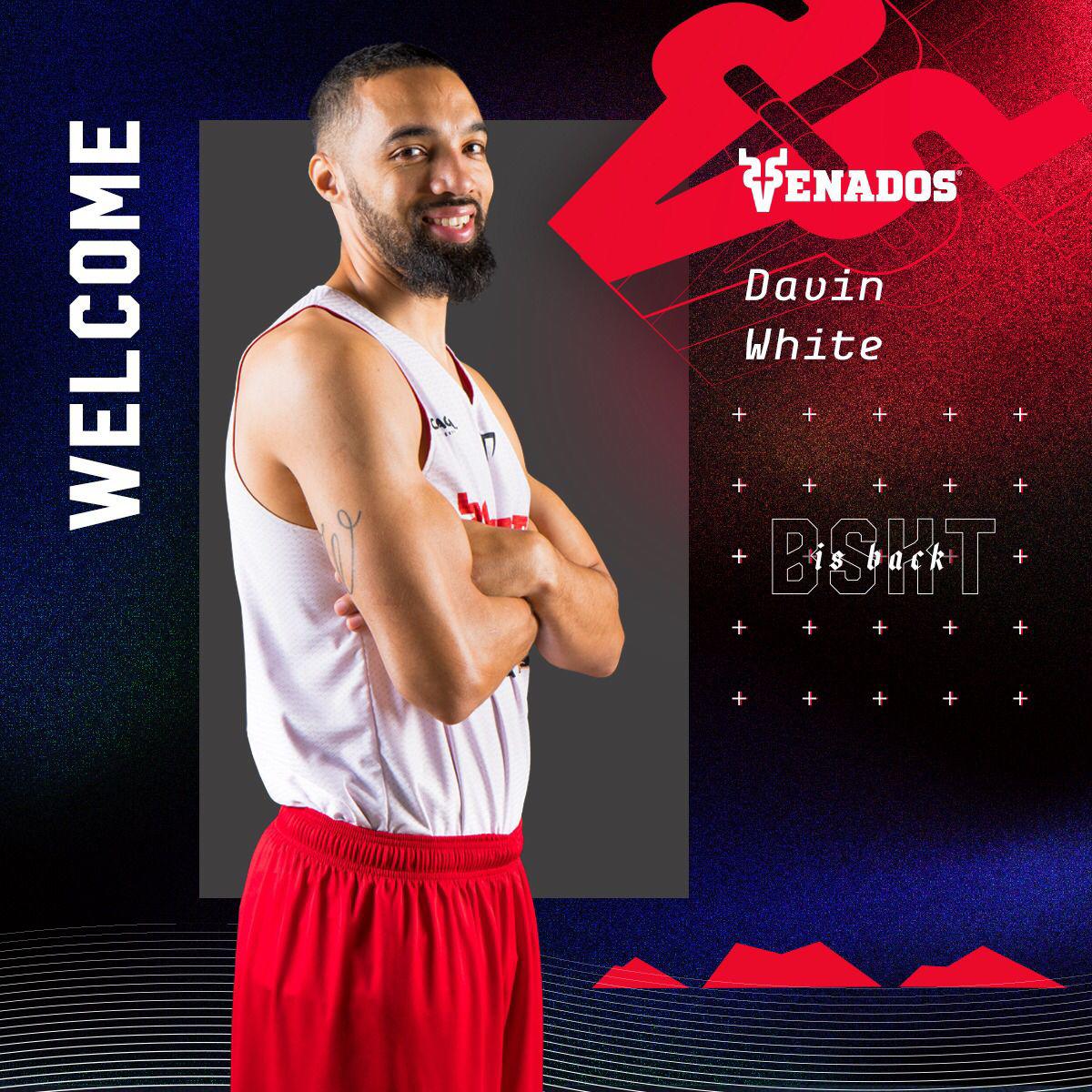 $!Davin White llega a aportar experiencia a Venados Basketball
