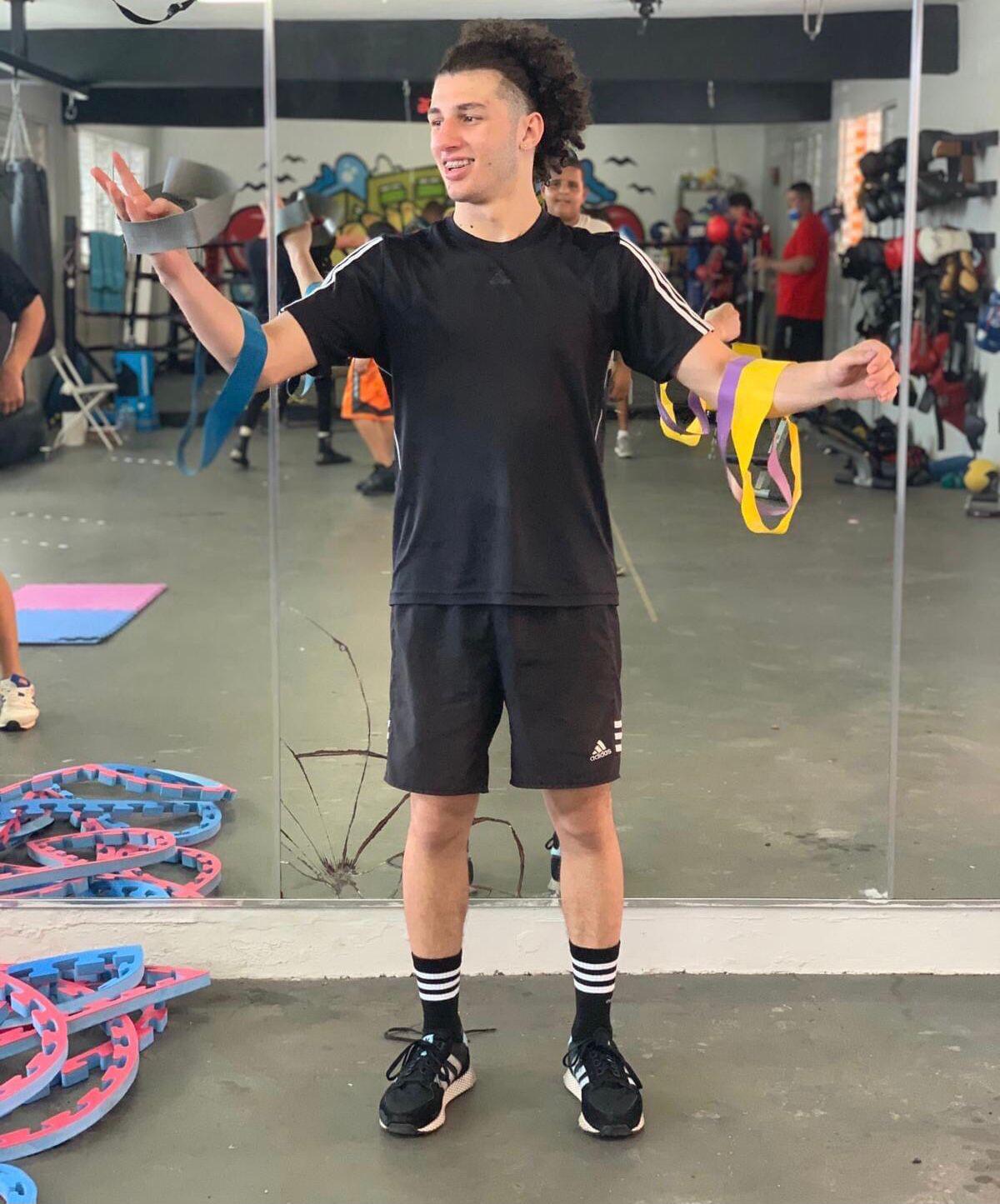$!Boricua Abner Figueroa promete entrega en su debut en el boxeo profesional en Culiacán