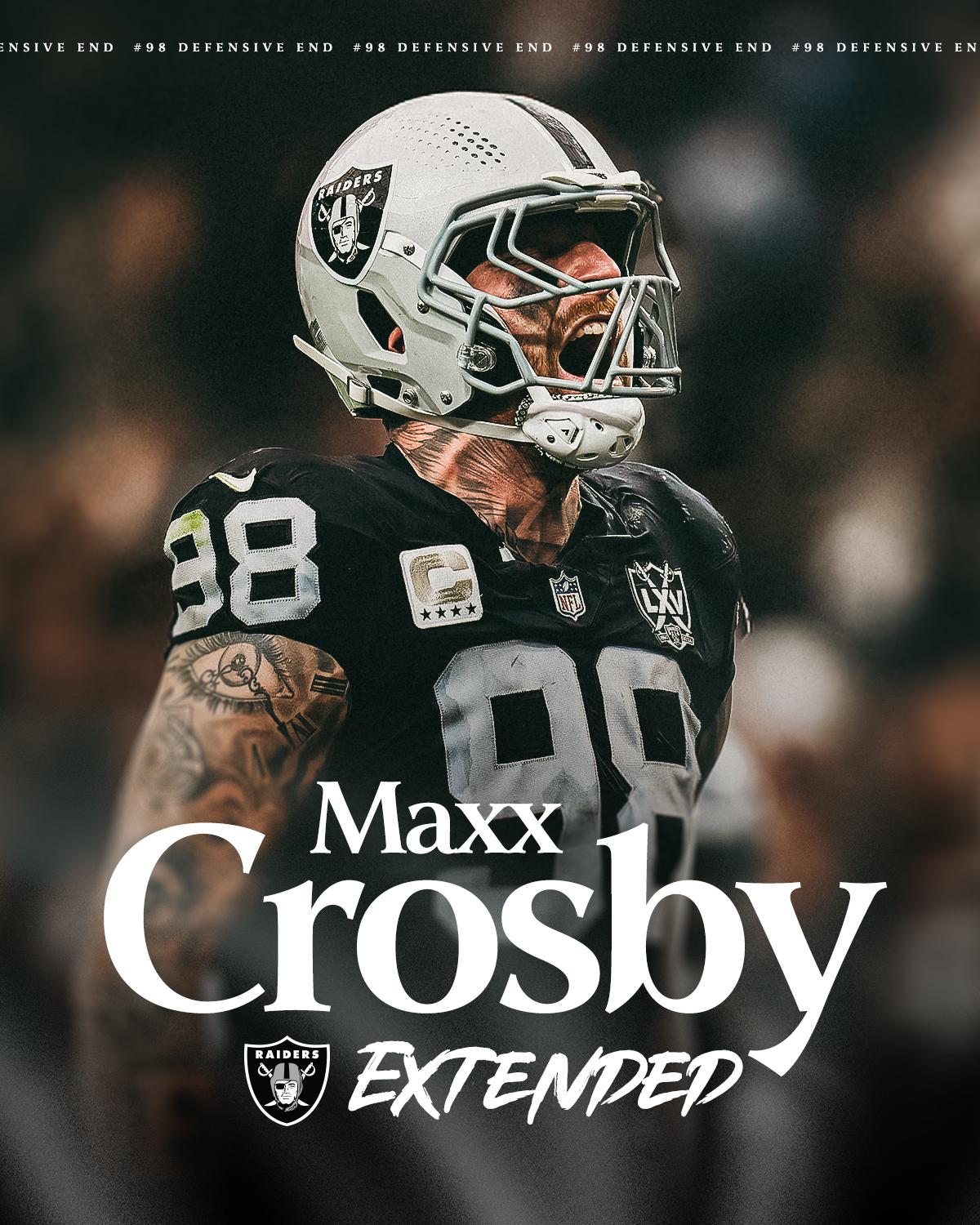 $!Maxx Crosby se convierte en el jugador no QB mejor pagado de la NFL