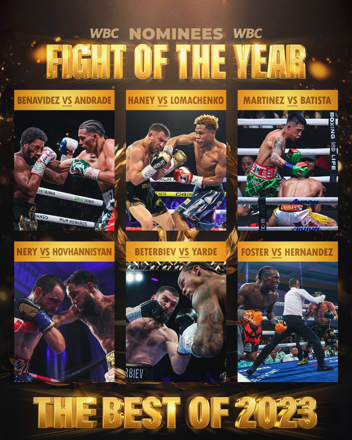 $!Canelo y Benavidez, entre los nominados a Boxeador del Año