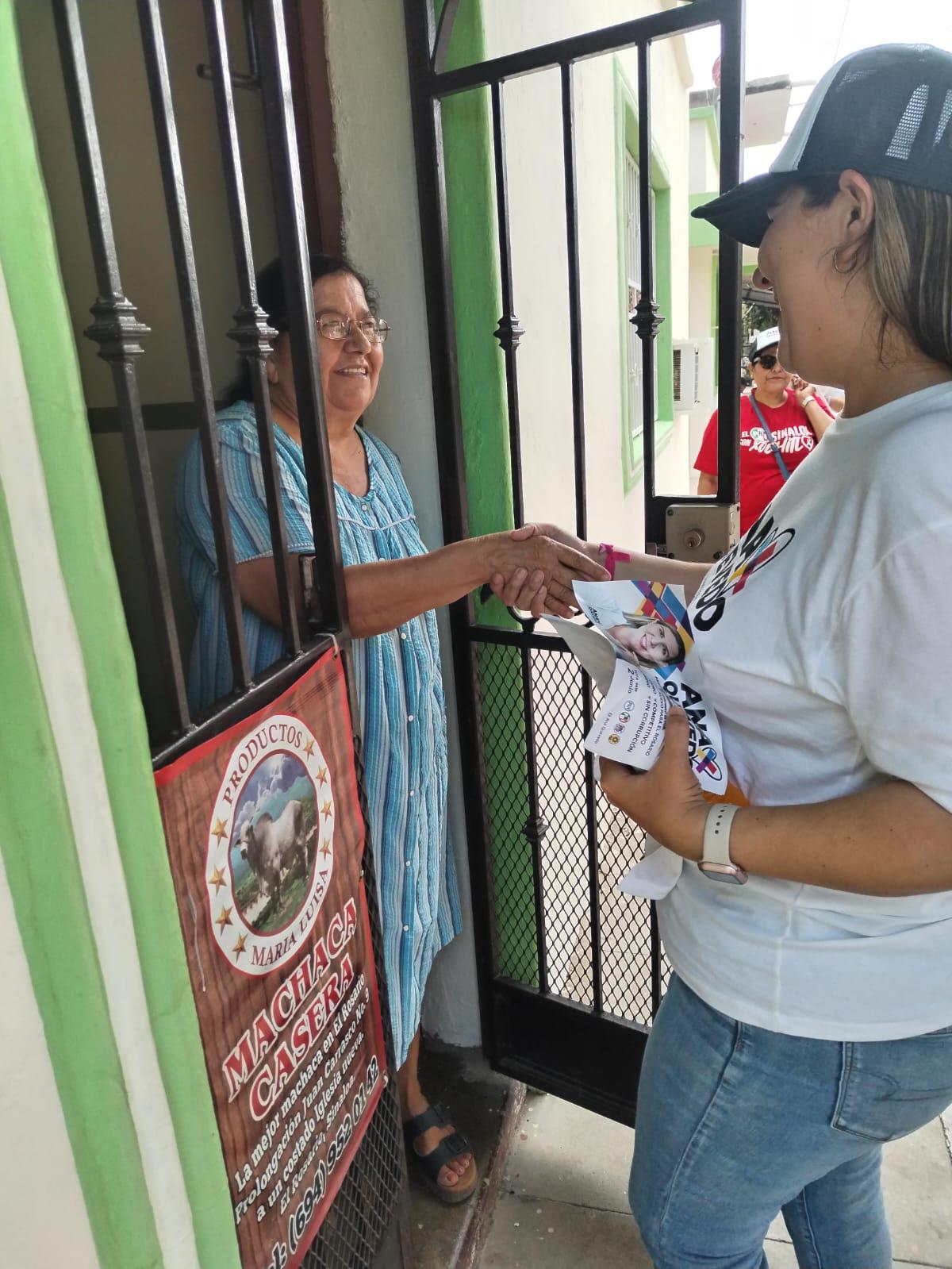$!Ana Quevedo dice que, de ganar la alcaldía, buscará soluciones para atender el desabasto de agua en Rosario