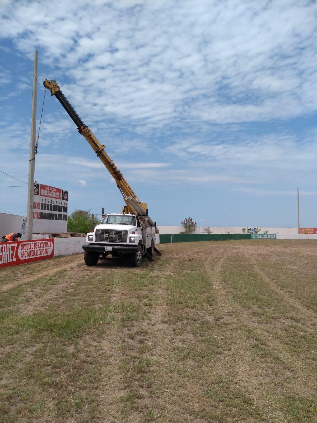 $!PIDS remodela estadio de beisbol de Adolfo Ruiz Cortines II
