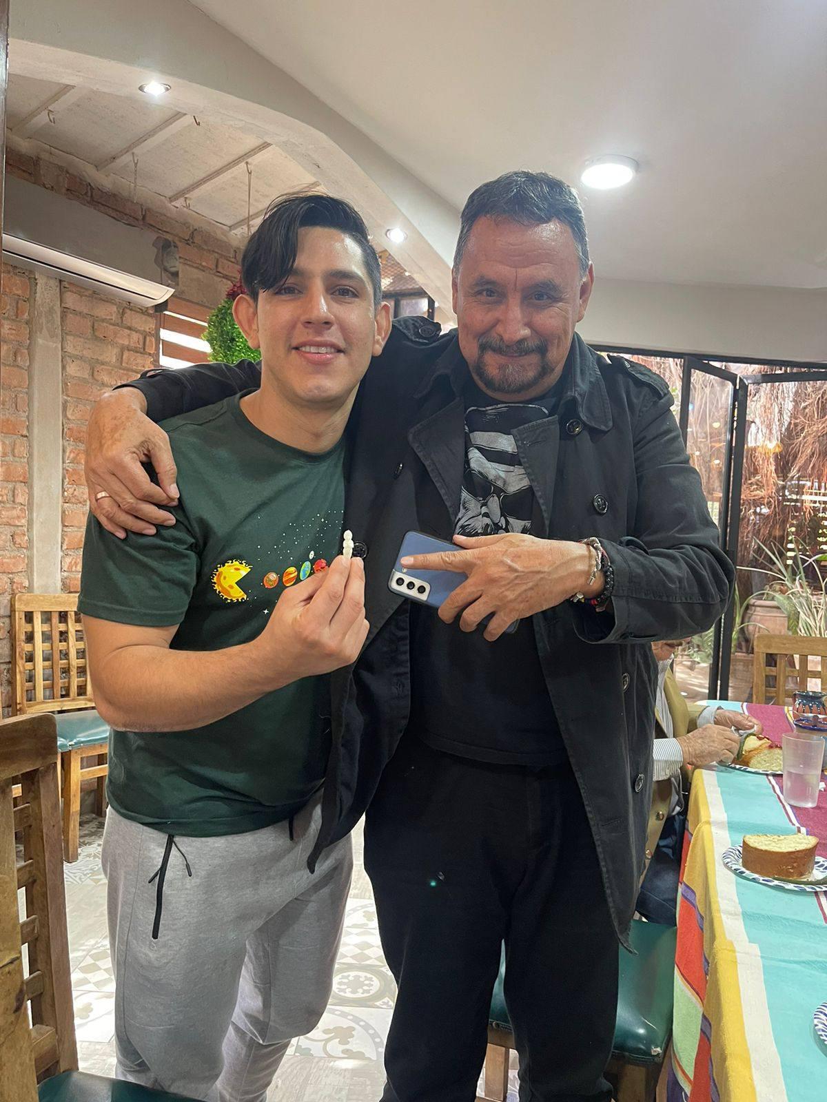 $!Oliver Uriarte y Lázaro Fernando Rodríguez.