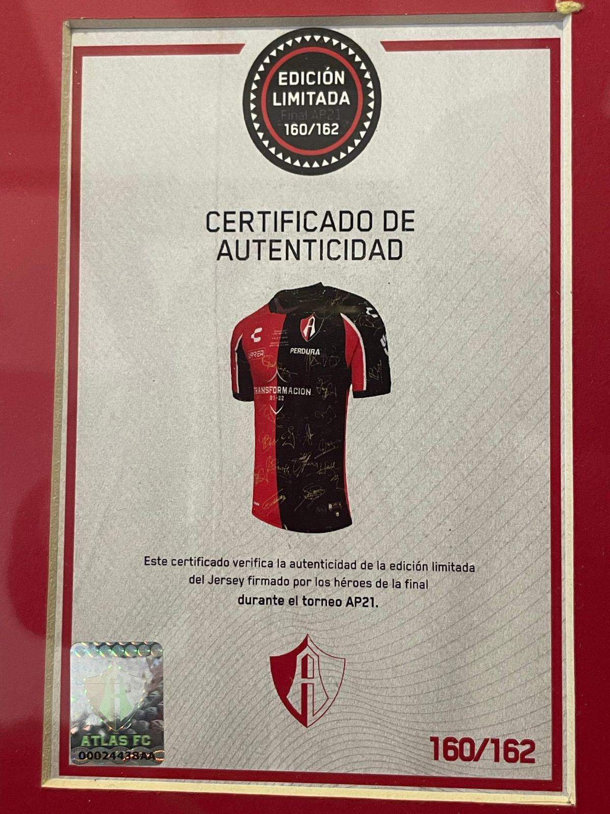 $!Pids rifará jersey de los campeones Rojinegros del Atlas