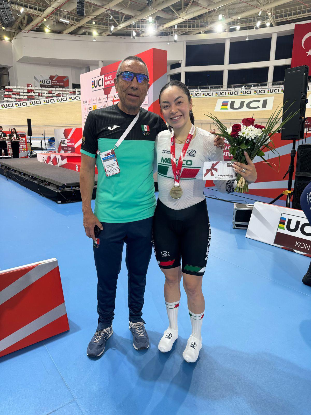 $!Yareli Acevedo da a México medalla de oro en Copa de Naciones de Ciclismo en Turquía