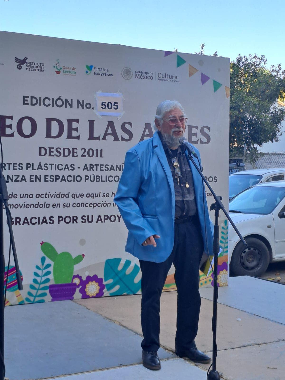 $!Guillermo Castro Ugalde recitó sus versos.