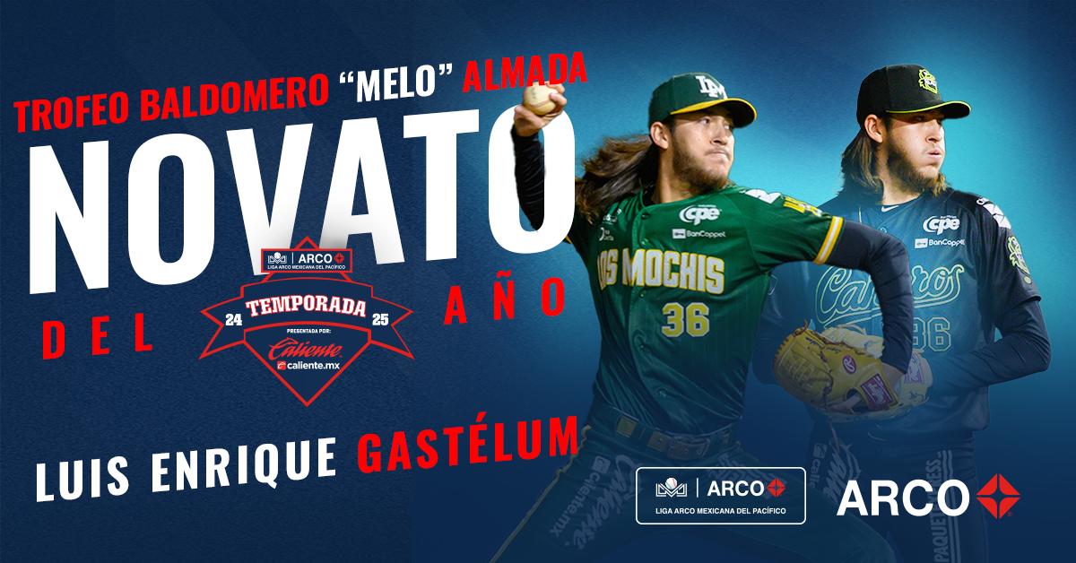 $!Luis Enrique Gastélum gana el premio a Novato del Año de la LMP