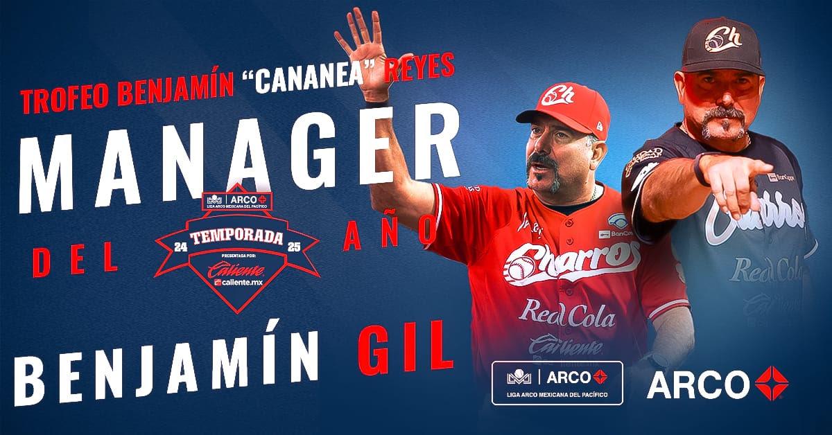 $!Benjamín Gil gana el Trofeo Benjamín ‘Cananea’ Reyes por segundo año consecutivo