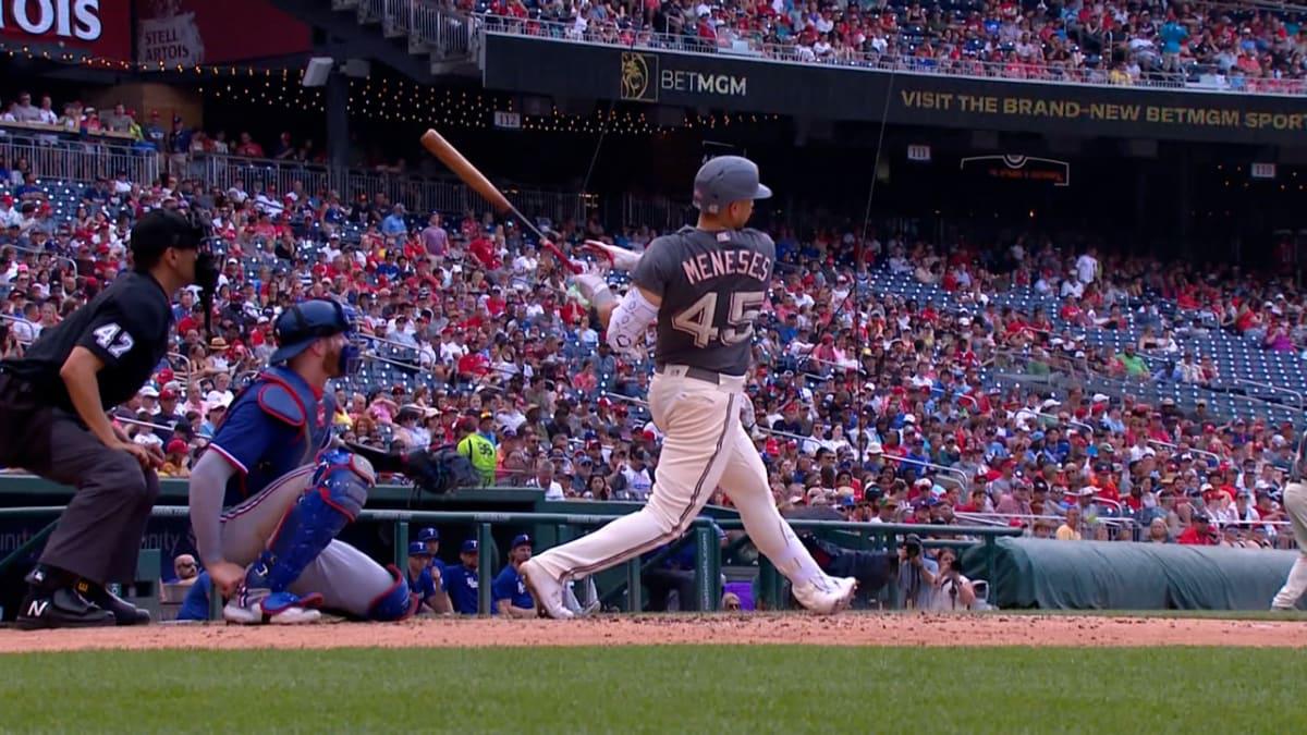 $!Meneses guía con HR triunfo de Nacionales sobre Rangers