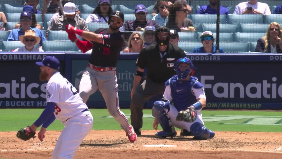 $!Outman da grand slam en victoria de Dodgers sobre Mellizos