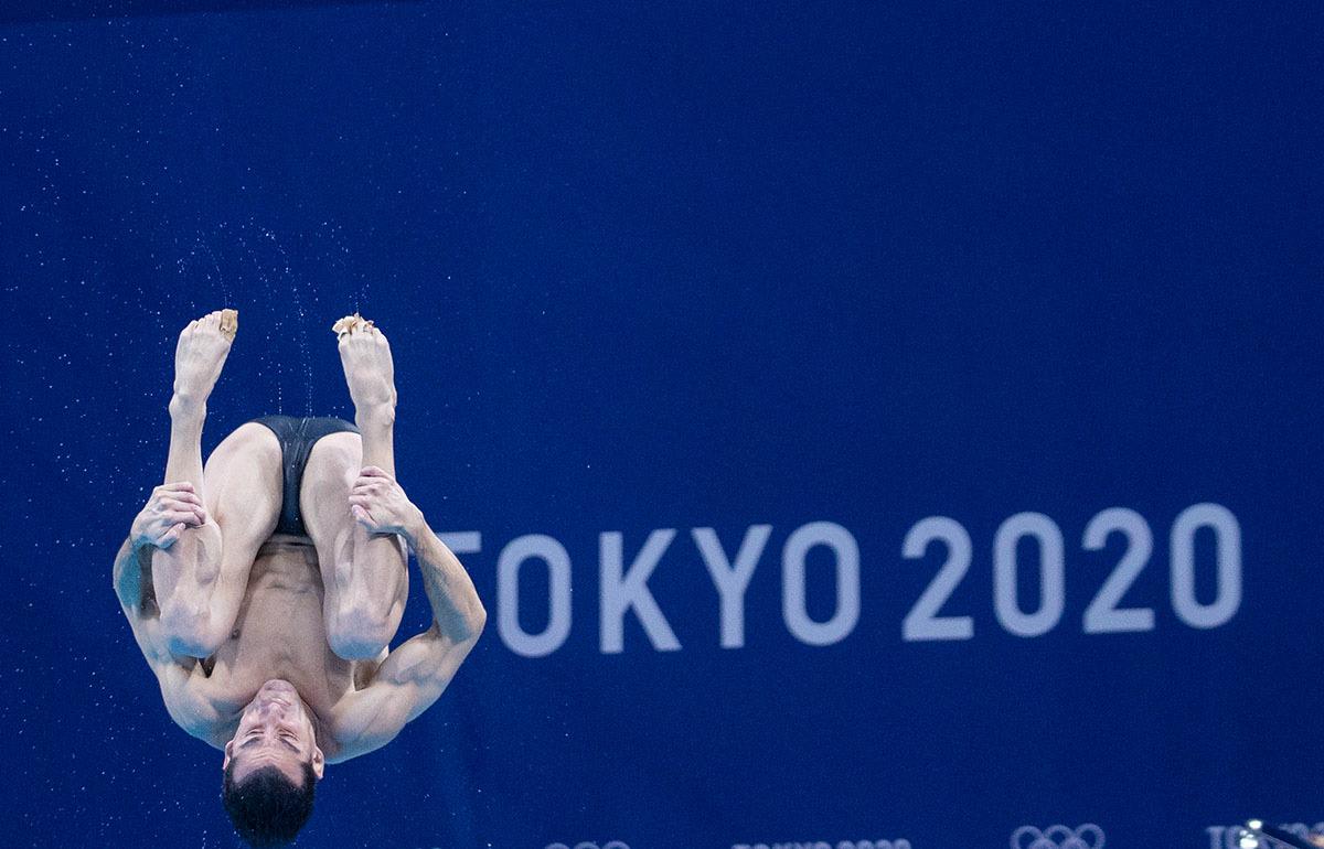 $!Pacheco y Olvera avanzan a semifinal de trampolín 3 metros en Tokio 2020
