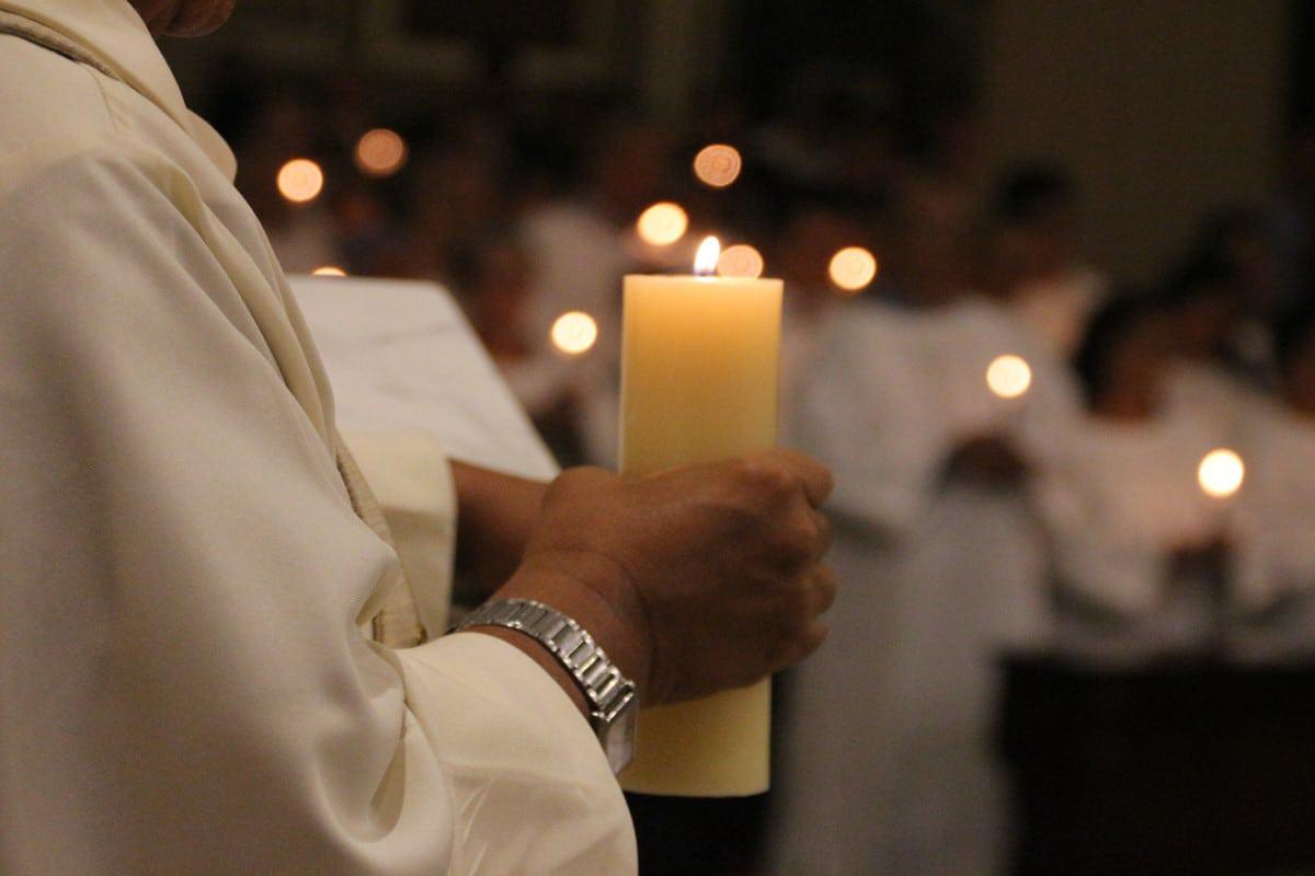 $!La vigilia pascual es el momento previo a la resurrección de Cristo.