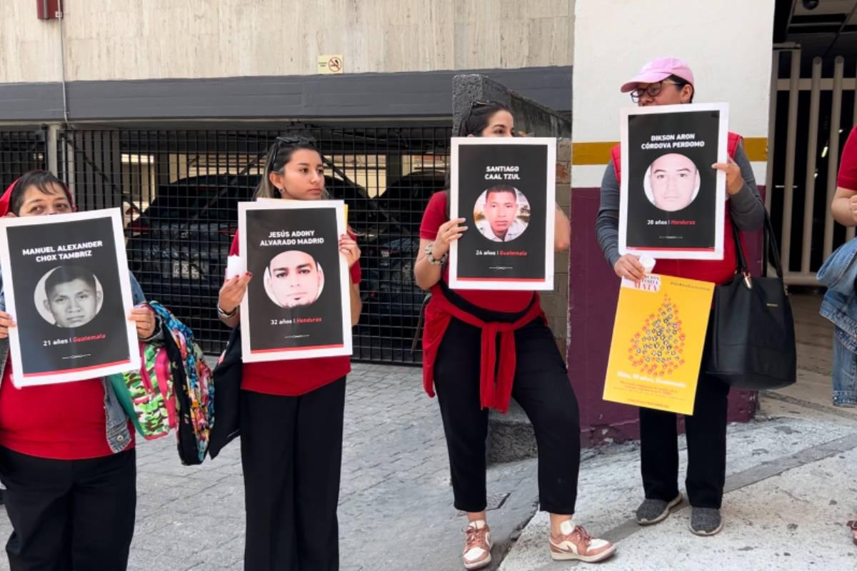 $!Organizaciones exigen justicia ante el INM para víctimas del incendio en estancia migratoria de Ciudad Juárez