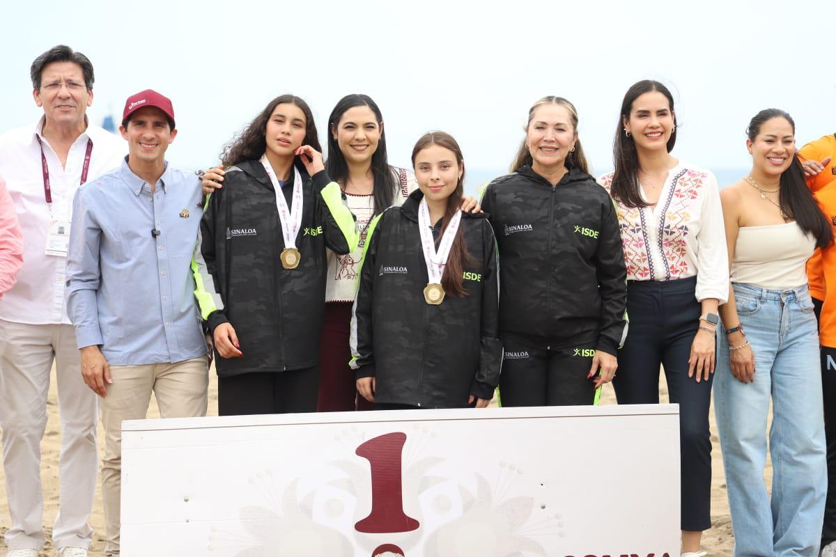 $!Obtiene Sinaloa cuatro medallas en voleibol de playa de la Olimpiada Nacional