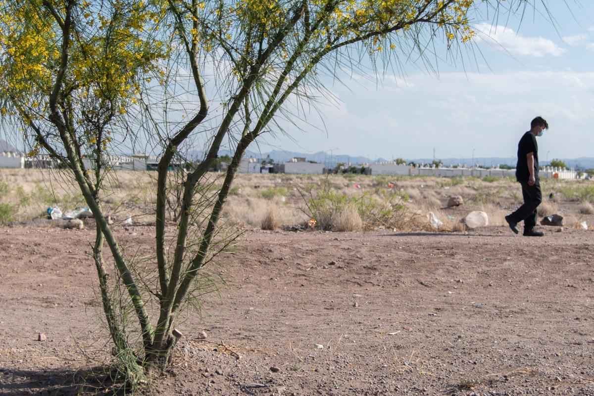 $!El llano en Punta Oriente, una colonia separada físicamente de la mancha urbana.