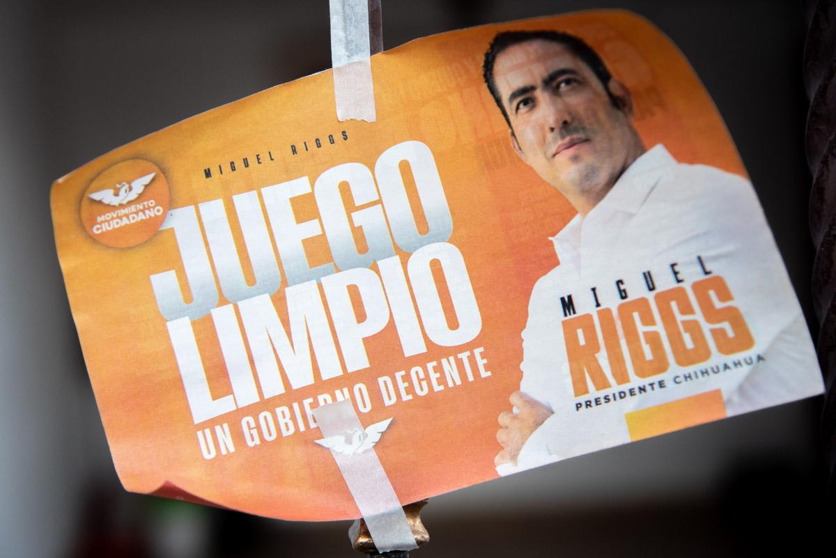 $!La publicidad de Miguel Riggs comenzó a aparecer en la ciudad poco después de la demolición.