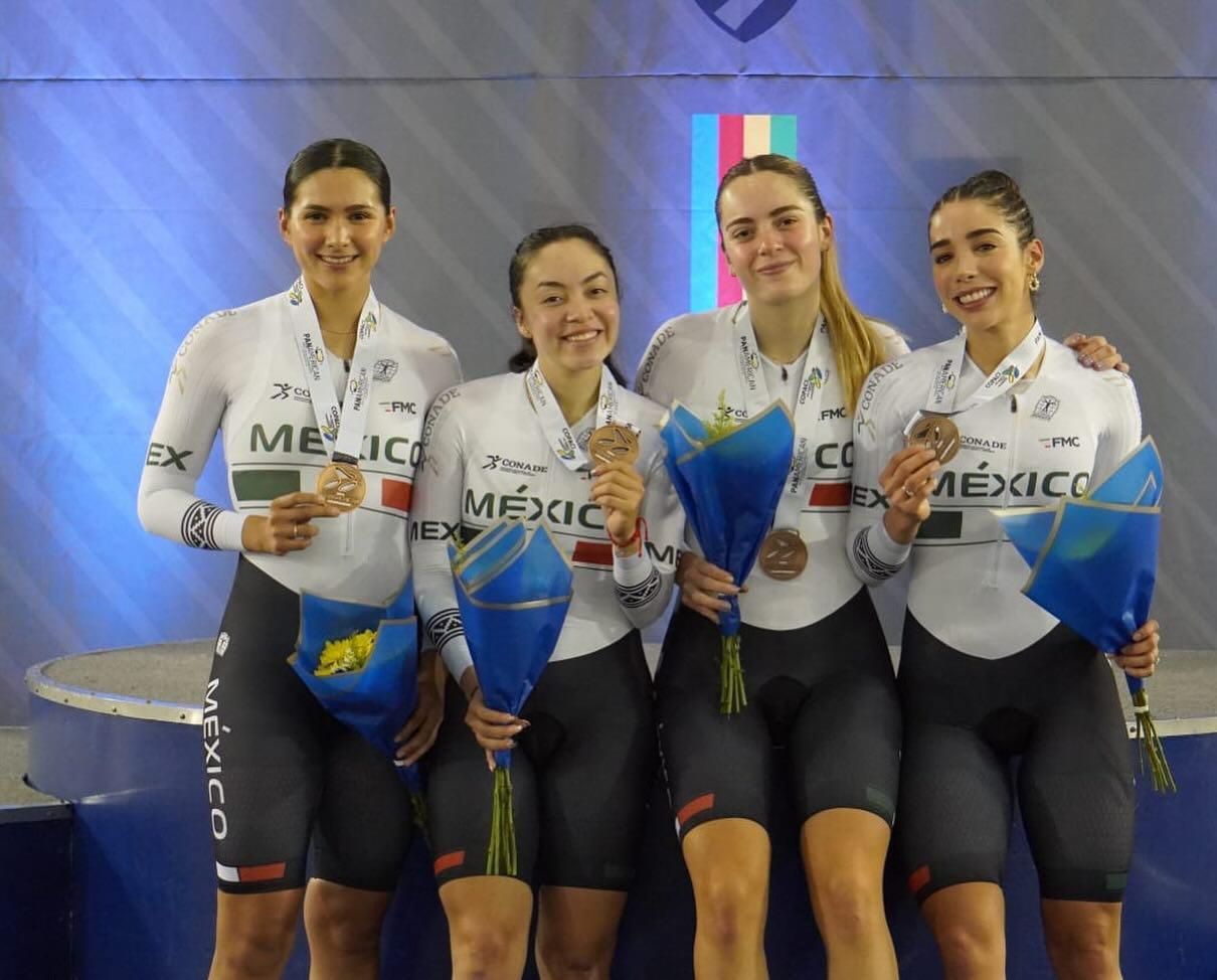 $!Sinaloense Luz Daniela Gaxiola es subcampeona panamericana en keirin