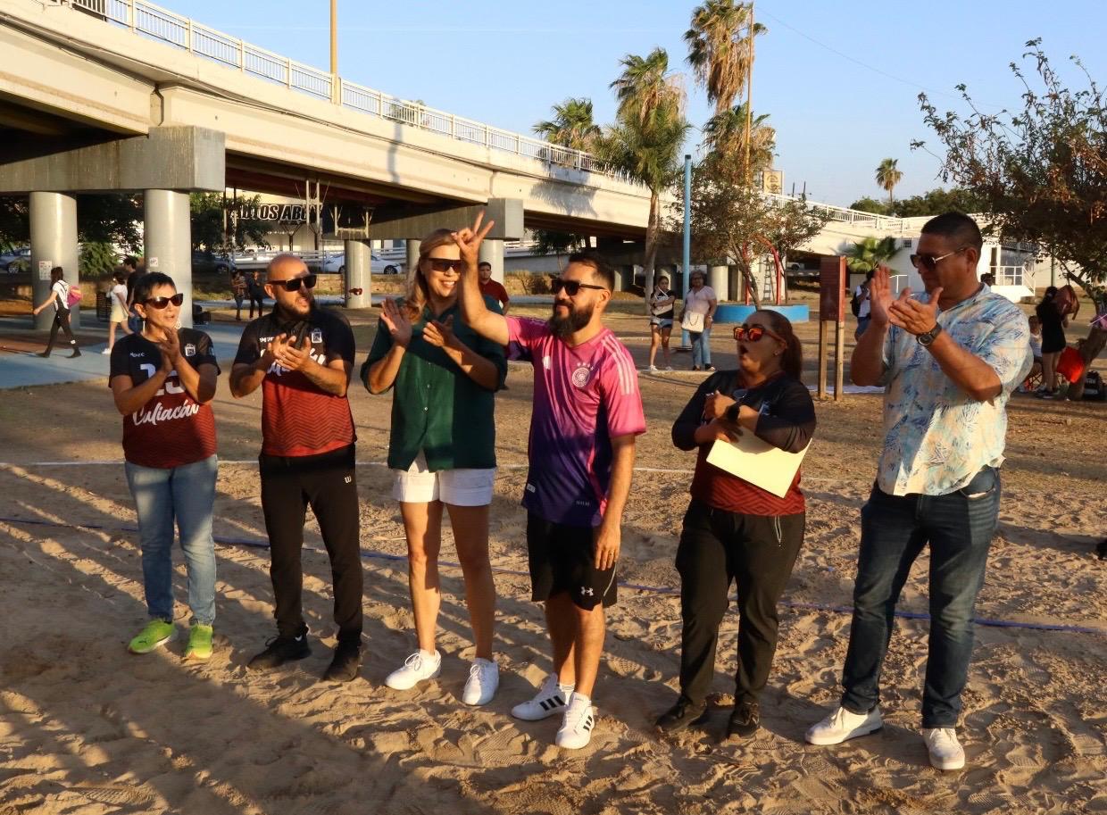 $!Rinden homenaje a Hilda Gaxiola en Torneo de Voleibol de Playa