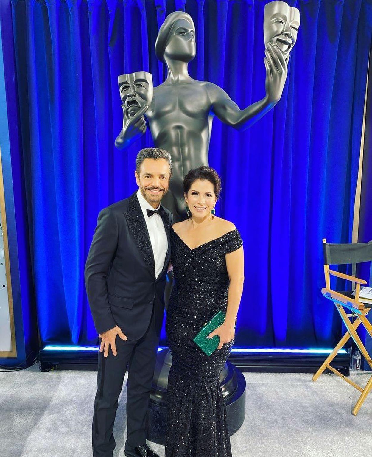 $!Triunfa Eugenio Derbez, recibe su primer SAG Award a mejor elenco por ‘Coda’