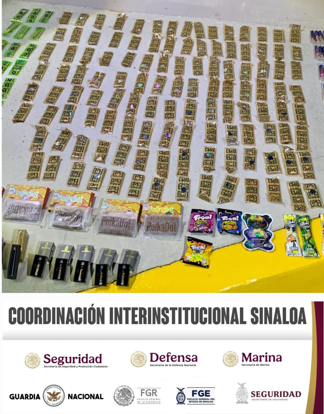 $!Decomisan en la Isla de la Piedra, Mazatlán, golosinas con droga y hasta ponchallantas