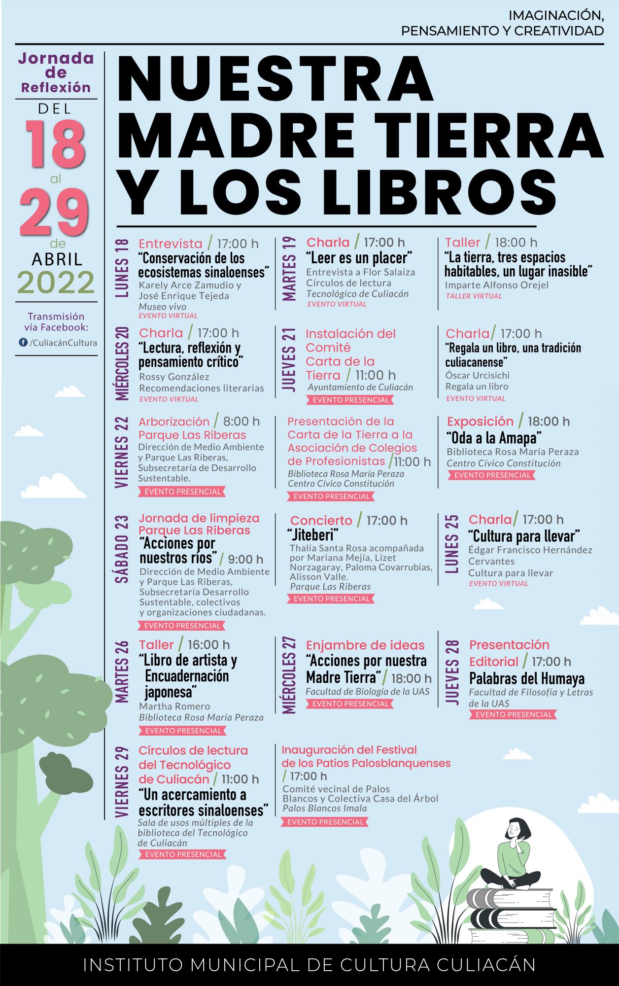 $!Reflexionarán artistas sobre el Día de la Madre Tierra y de los Libros