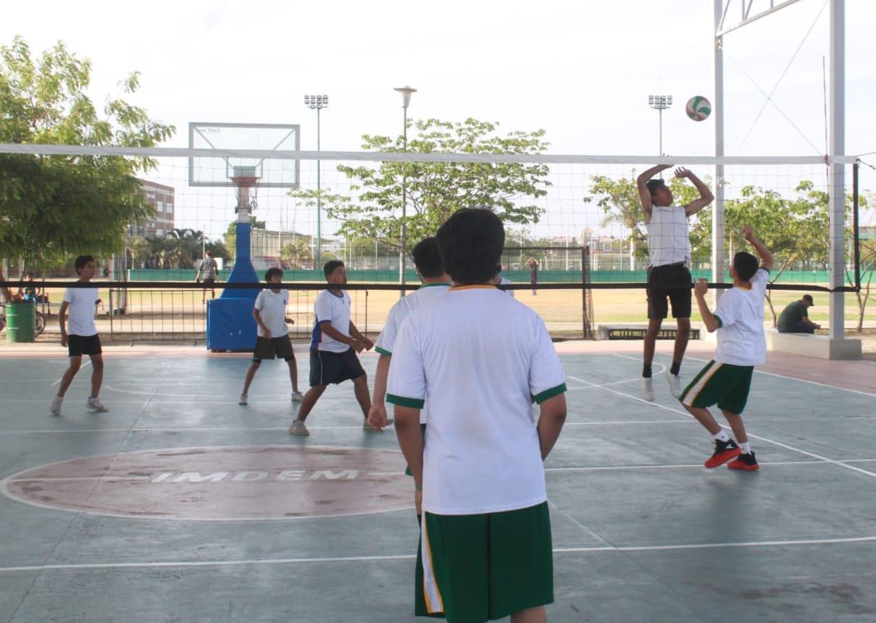 $!Arrancan las voleas en Olimpiada Deportiva Estudiantil
