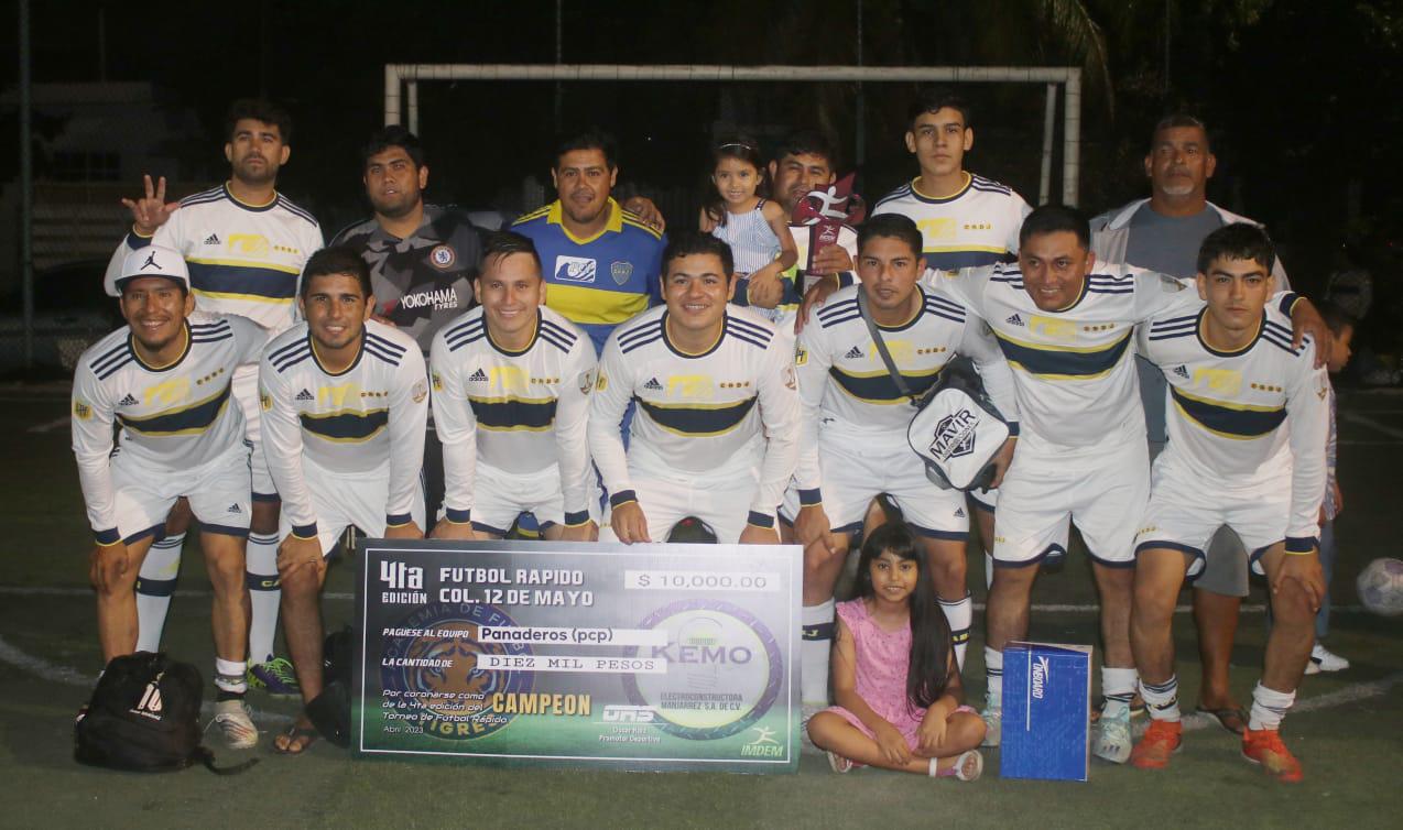 $!Se corona Panaderos en el futbol en la Colonia 12 de Mayo
